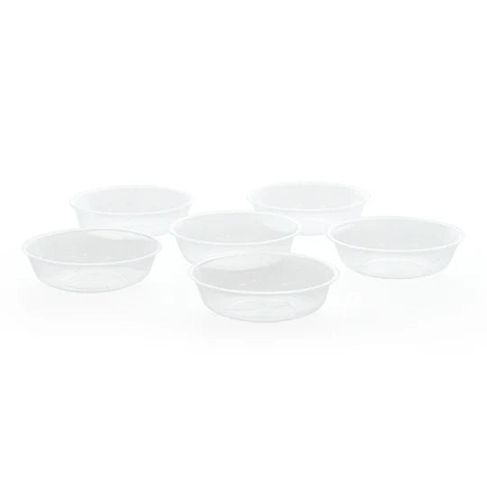 Pack of 6 Seder Plate Inners - Acrylic Liners for Protection and Easy Serving