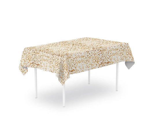 Matzah Tablecloth Plastic – Festive Decor for Passover - Jewish Depot