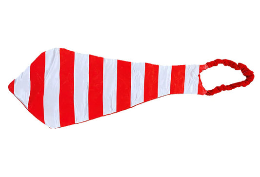 Jumbo Striped Clown Tie – Fun Party Accessory - Jewish Depot