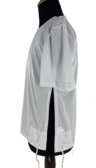 DryTzit - Kosher Sports T-Shirt Tzitzis – Moisture-Wicking Mesh with Side Slits – Sizes XS–XXL – Yellow, Blue, White, Red & Green