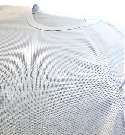 DryTzit - Kosher Sports T-Shirt Tzitzis – Moisture-Wicking Mesh with Side Slits – Sizes XS–XXL – Yellow, Blue, White, Red & Green