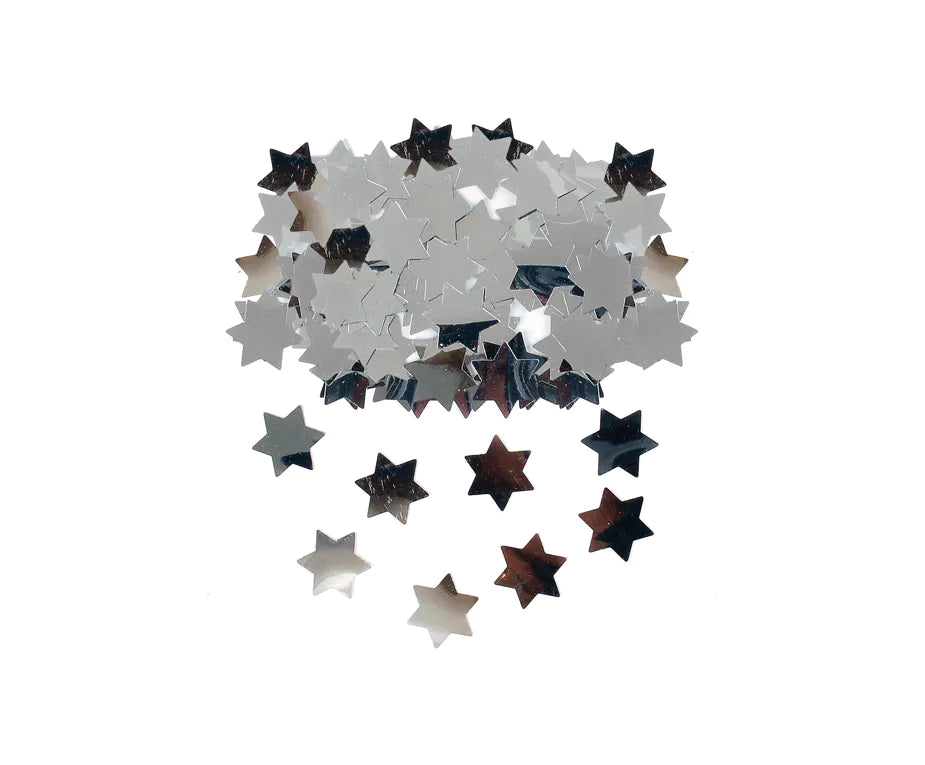 Star of David Foil Confetti – Gold, Silver, Blue & Colorful
