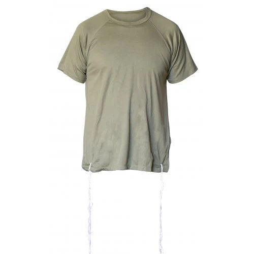 DryTzit - Kosher Sports T-Shirt Tzitzis – Moisture-Wicking Mesh with Side Slits – Sizes XS–XXL – Yellow, Blue, White, Red & Green