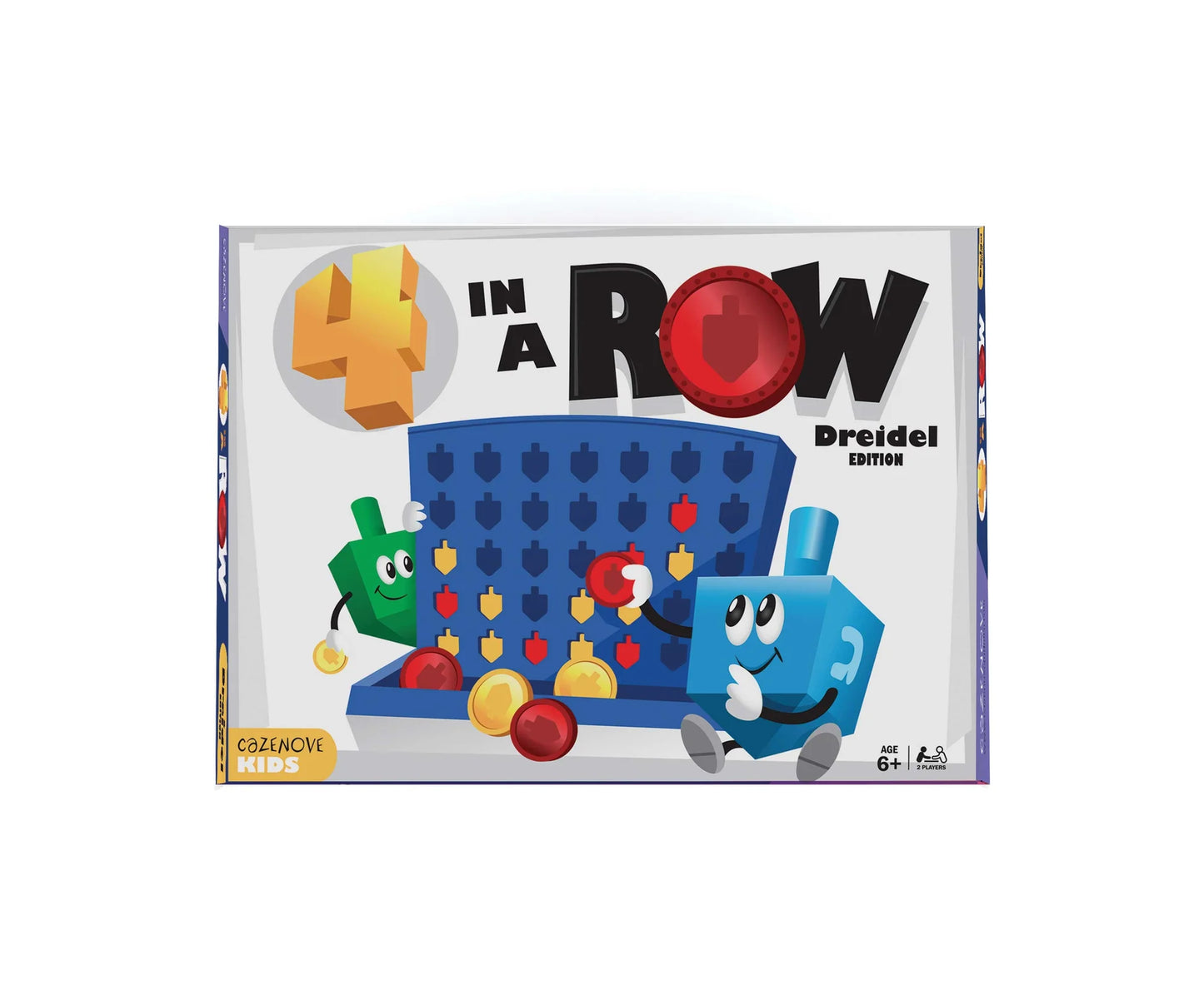Chanukah Four in a Row - Dreidel edition