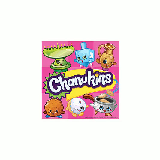 Chanukah Stickers – 6 Sheet Pack of Colorful Holiday Designs