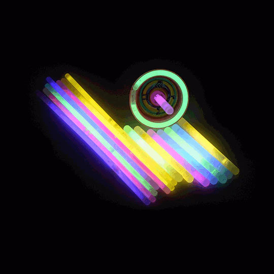 Glow Stick Dreidel Pack – 16-Piece Chanukah Glow Sticks for Kids | Safe, Non-Toxic Holiday Fun